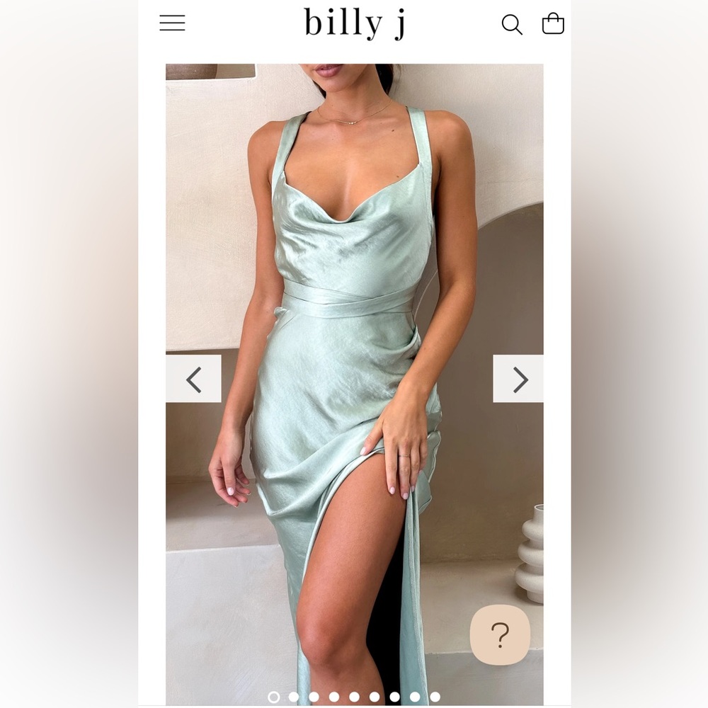 This is the Zendaya style dress from Billy J in Sage.